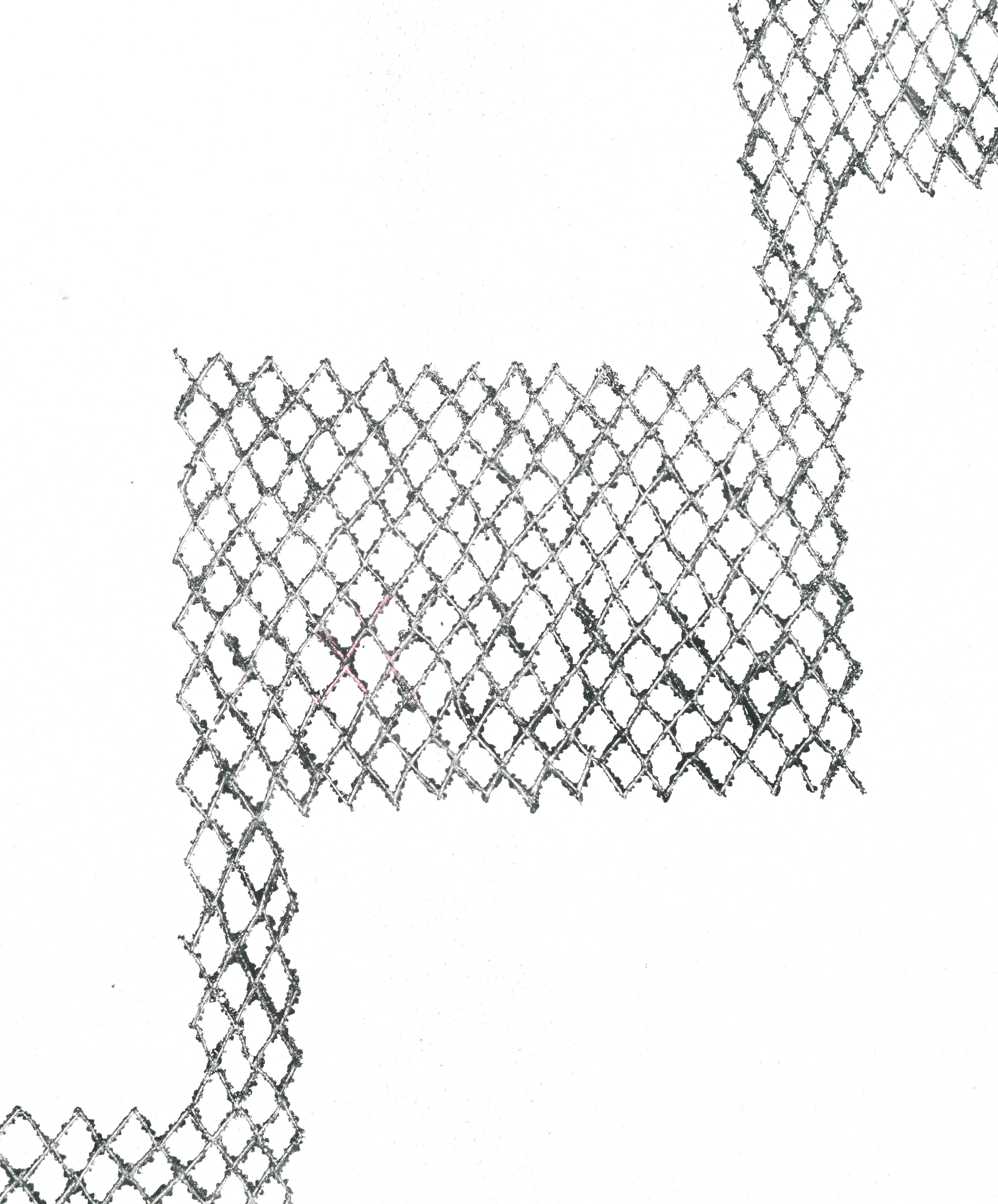 Maschendrahtzaun, zaun I, II, III